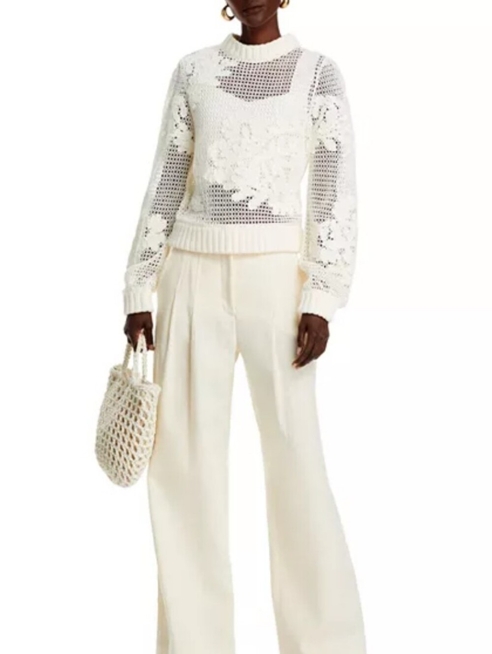 FARM RIO EMBROIDERED KNIT SWEATER - Picture 3 of 10